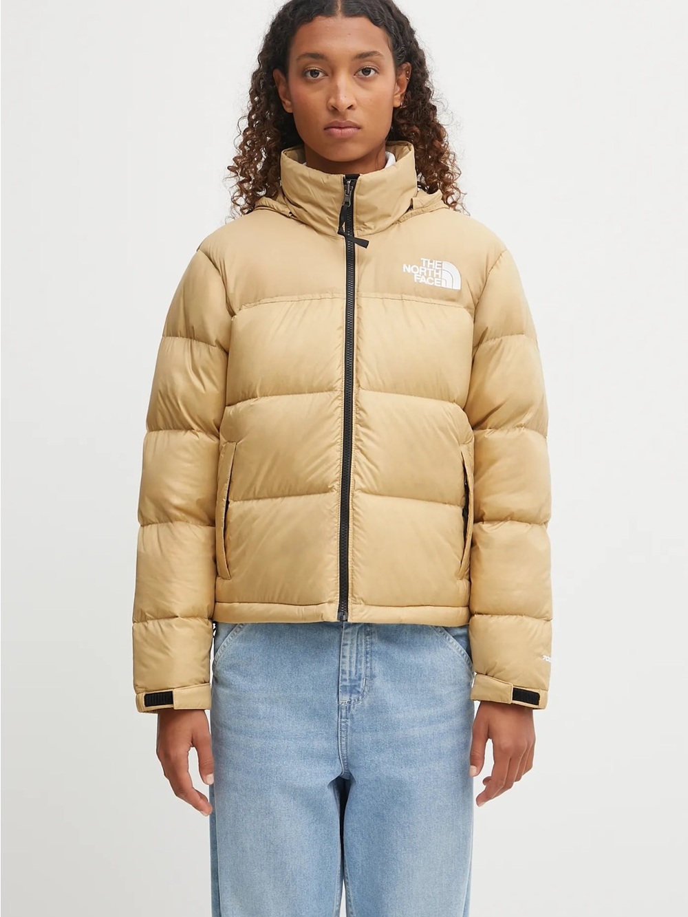 The North Face Tan Down Puffer Jacket